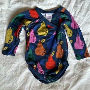 Hanna Andersson side snap bodysuit 12-18mo